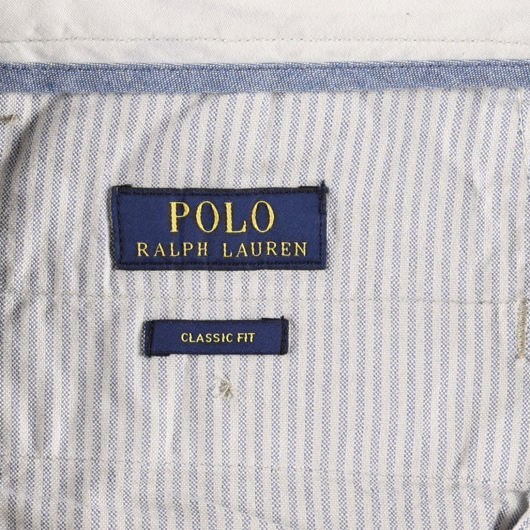 Ralph Lauren POLO RALPH LAUREN CLASSIC FIT Chino Pants Men's W34 equivalent cotton Beige type Vintage Second Hand