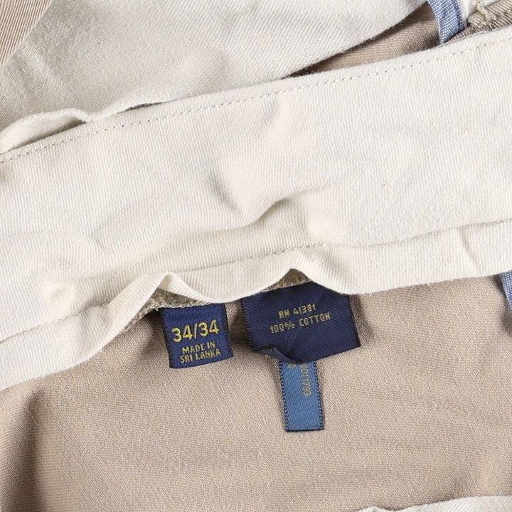 Ralph Lauren POLO RALPH LAUREN CLASSIC FIT Chino Pants Men's W34 equivalent cotton Beige type Vintage Second Hand