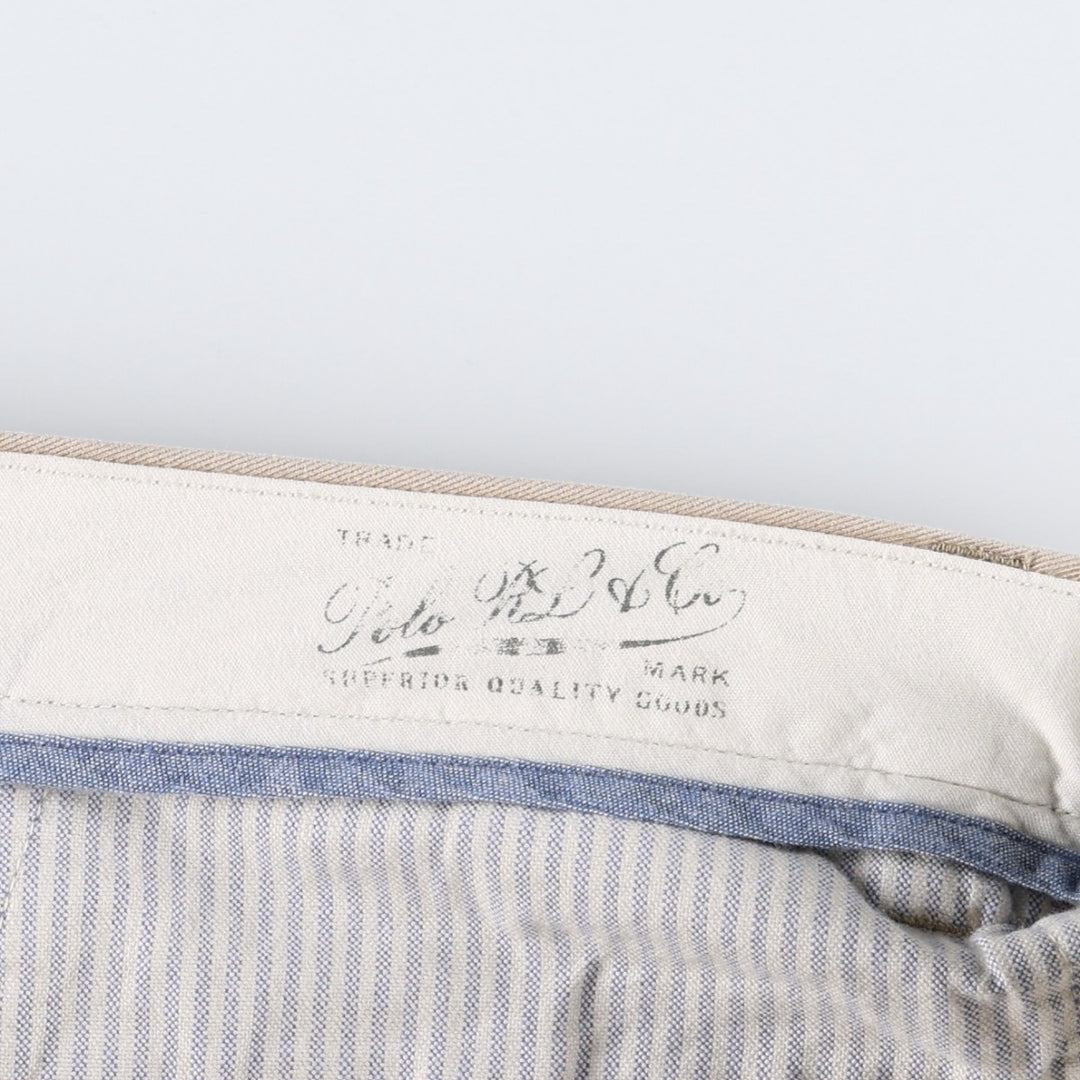 Ralph Lauren POLO RALPH LAUREN CLASSIC FIT Chino Pants Men's W34 equivalent cotton Beige type Vintage Second Hand