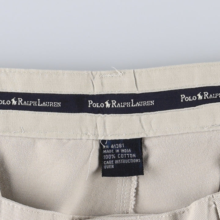 Ralph Lauren Polo Ralph Lauren Andrew Pant Two-pleat Chino Pants Men's W36 cotton Beige type Vintage Second Hand