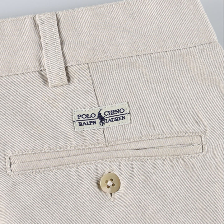 Ralph Lauren Polo Ralph Lauren Andrew Pant Two-pleat Chino Pants Men's W36 cotton Beige type Vintage Second Hand