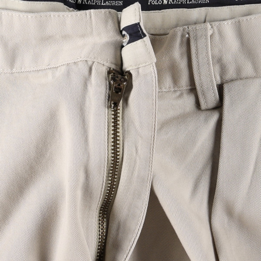 Ralph Lauren Polo Ralph Lauren Andrew Pant Two-pleat Chino Pants Men's W36 cotton Beige type Vintage Second Hand