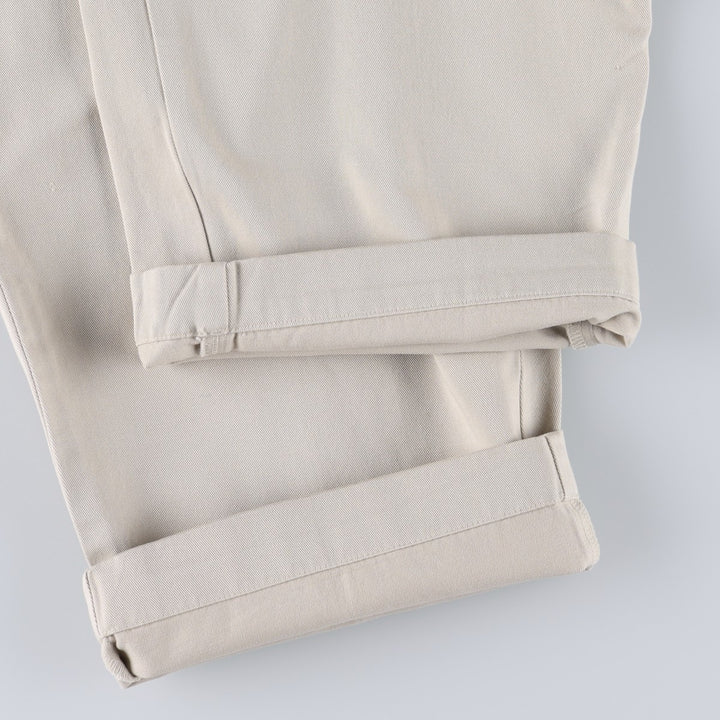 Ralph Lauren Polo Ralph Lauren Andrew Pant Two-pleat Chino Pants Men's W36 cotton Beige type Vintage Second Hand