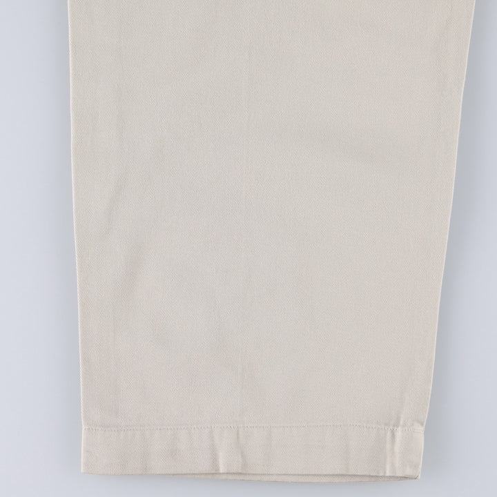 Ralph Lauren Polo Ralph Lauren Andrew Pant Two-pleat Chino Pants Men's W36 cotton Beige type Vintage Second Hand