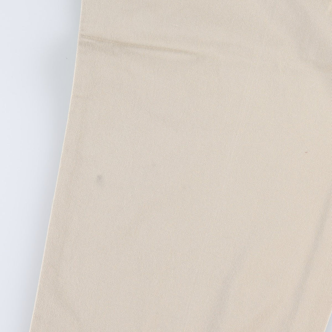 Ralph Lauren POLO by Ralph Lauren Two-Pleat Chino Pants, Men's Size W35 (approx.) cotton Beige type Vintage Second Hand