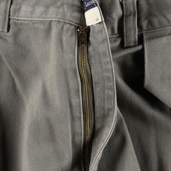 Ralph Lauren Polo Ralph Lauren Andrew Pant Two-pleat Chino Pants Men's Size W34 cotton Khaki type Vintage Second Hand