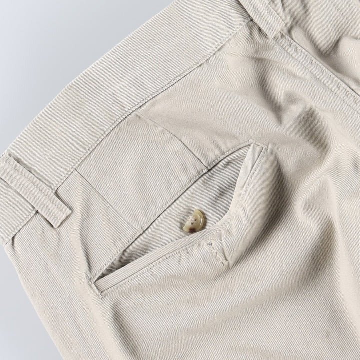 Ralph Lauren POLO RALPH LAUREN Classic Fit Chino Pants, Men's, Size W36 cotton unbleached Vintage Second Hand