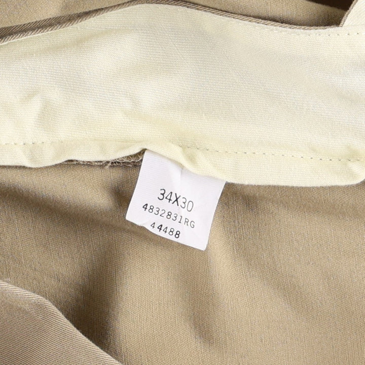 Ralph Lauren POLO by Ralph Lauren Two-pleat Chino Pants for Men, W34 equivalent cotton Beige type Vintage Second Hand