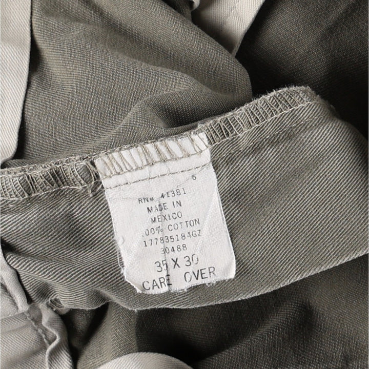 Ralph Lauren POLO by Ralph Lauren ANDREW PANT, two-pleat chino pants, men's, W35 equivalent cotton Khaki type Vintage Second Hand