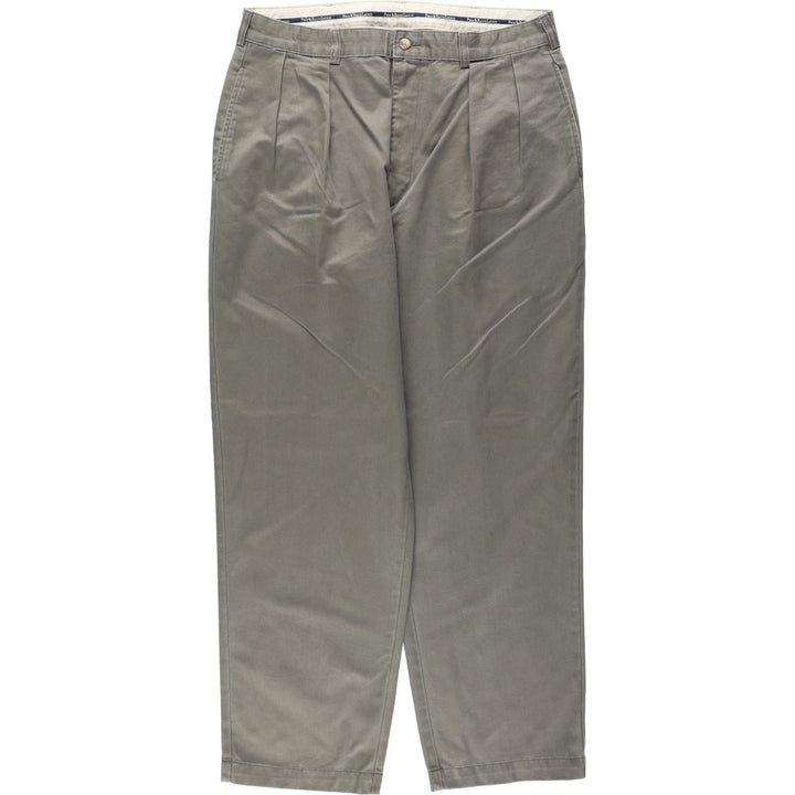 Ralph Lauren Polo Ralph Lauren ANDREW PANT Two-pleat Chino Pants Men's W34 equivalent Vintage cotton Khaki type Vintage Second Hand