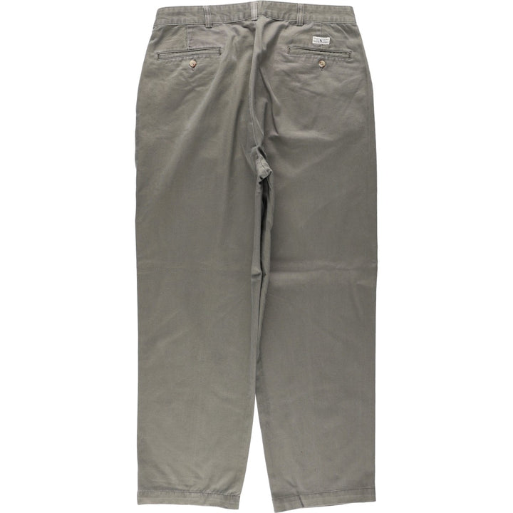 Ralph Lauren Polo Ralph Lauren ANDREW PANT Two-pleat Chino Pants Men's W34 equivalent Vintage cotton Khaki type Vintage Second Hand