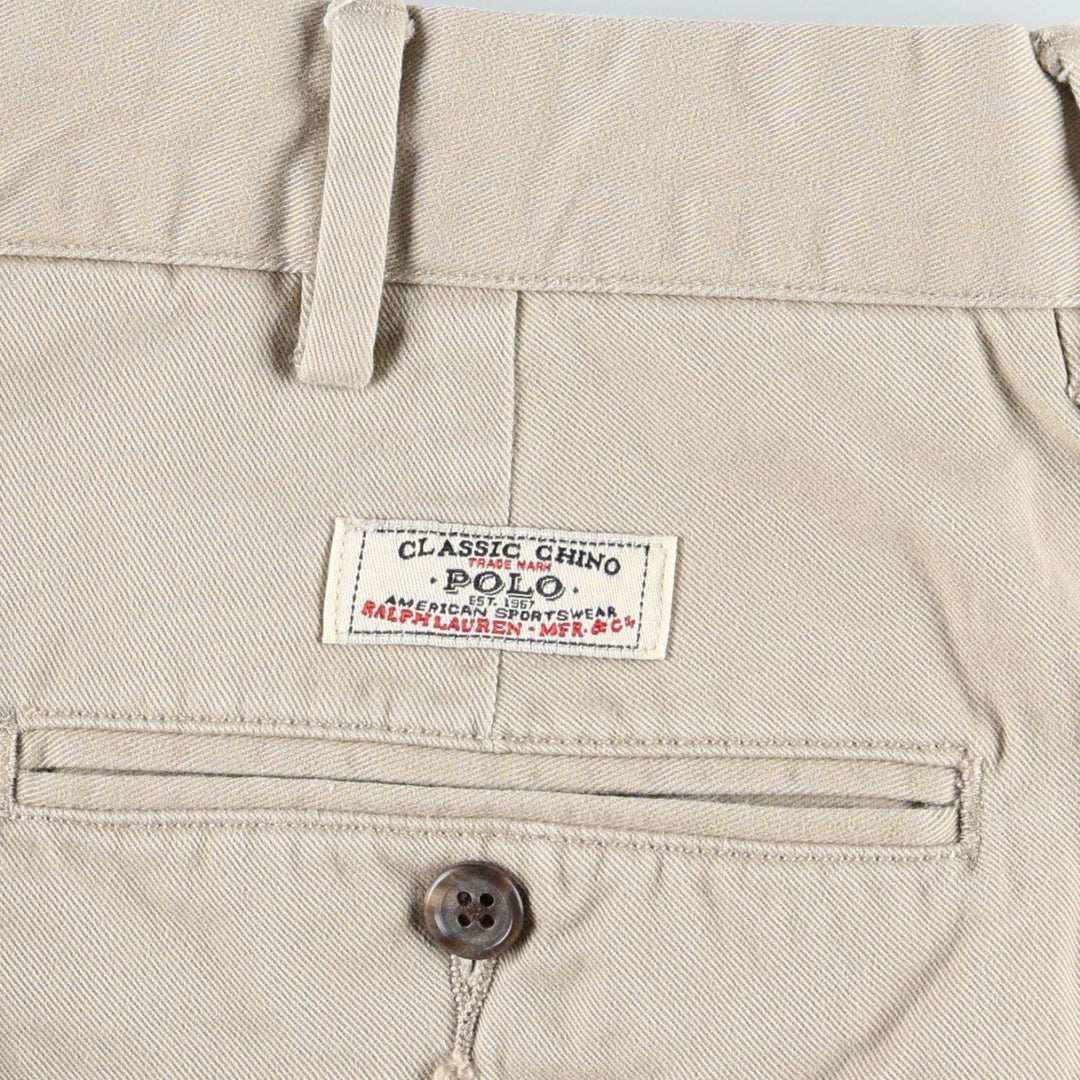 Ralph Lauren POLO by Ralph Lauren Chino Pants Men's W34 equivalent cotton Beige type Vintage Second Hand