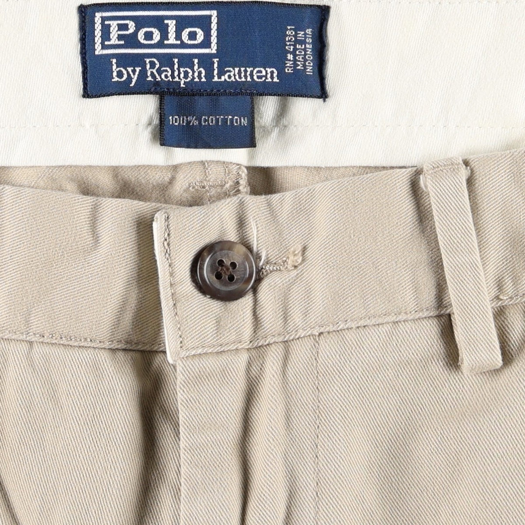 Ralph Lauren POLO by Ralph Lauren Chino Pants Men's W34 equivalent cotton Beige type Vintage Second Hand