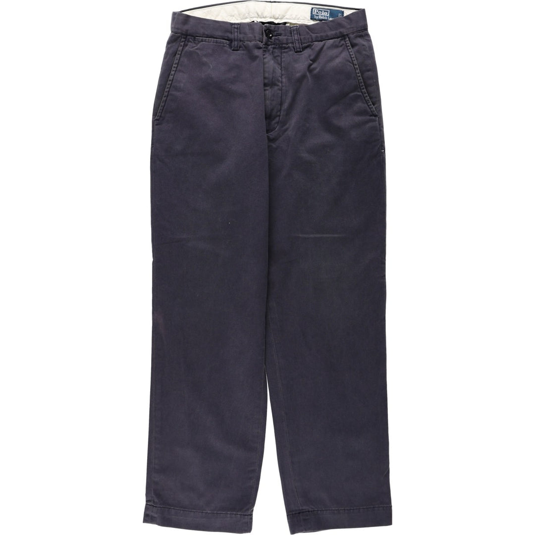 Ralph Lauren POLO by Ralph Lauren PROSPECT PANT chino pants, men's size W31 cotton navy blue type Vintage Second Hand