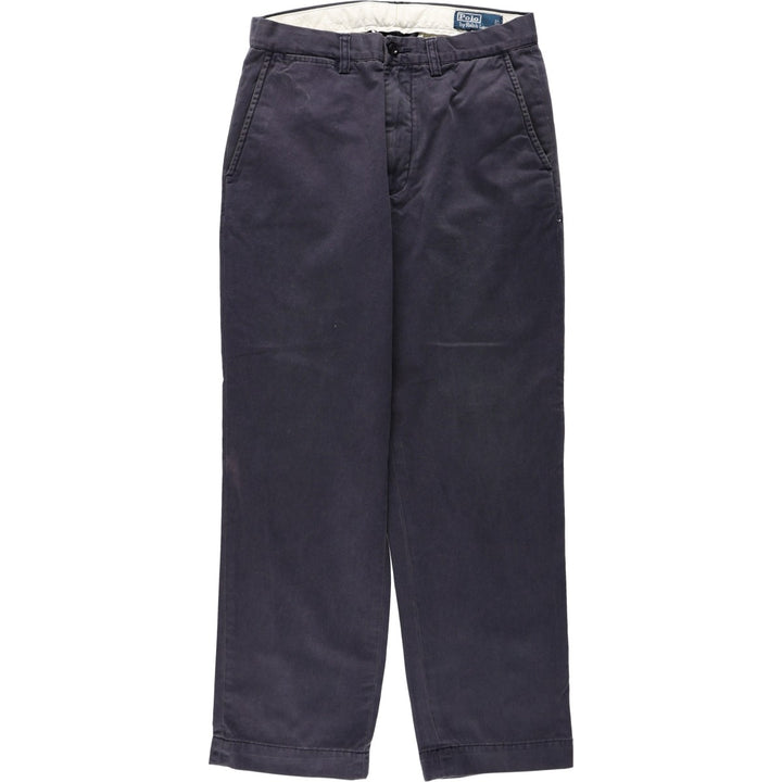 Ralph Lauren POLO by Ralph Lauren PROSPECT PANT chino pants, men's size W31 cotton navy blue type Vintage Second Hand
