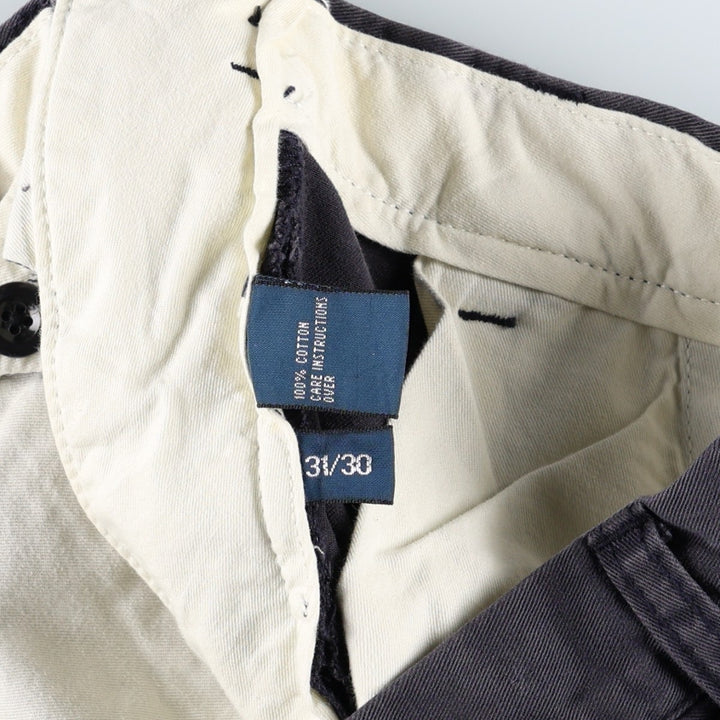 Ralph Lauren POLO by Ralph Lauren PROSPECT PANT chino pants, men's size W31 cotton navy blue type Vintage Second Hand