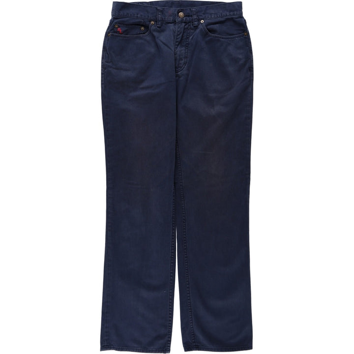 Ralph Lauren POLO RALPH LAUREN Chino Pants Men's W31 equivalent cotton navy blue type Vintage Second Hand