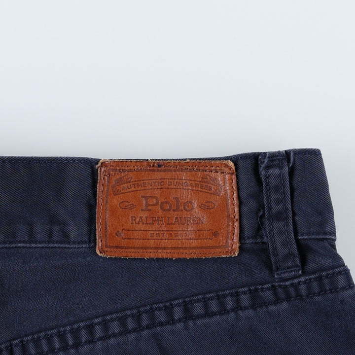Ralph Lauren POLO RALPH LAUREN Chino Pants Men's W31 equivalent cotton navy blue type Vintage Second Hand