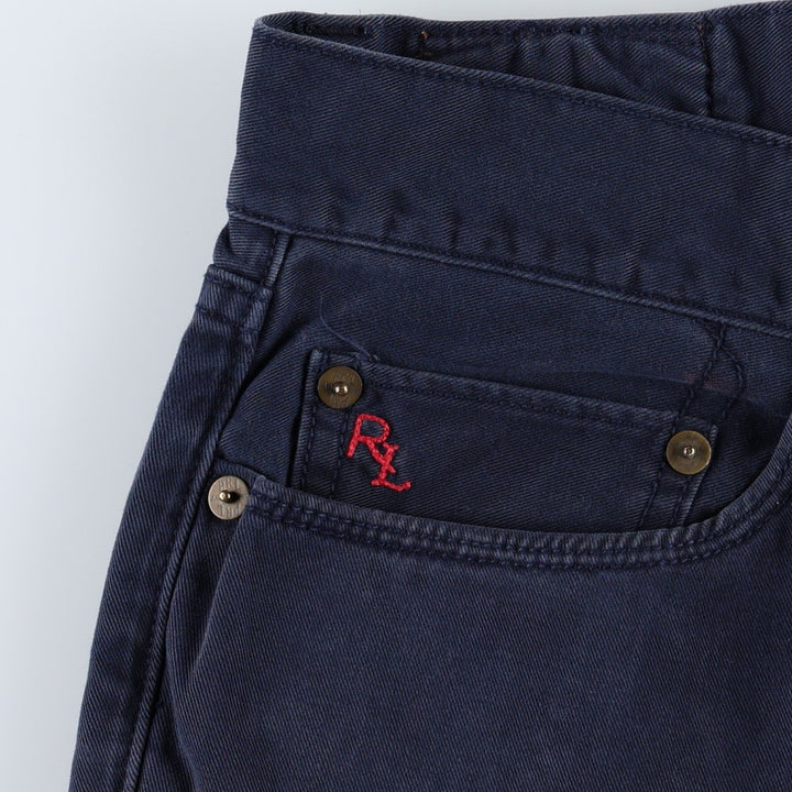 Ralph Lauren POLO RALPH LAUREN Chino Pants Men's W31 equivalent cotton navy blue type Vintage Second Hand
