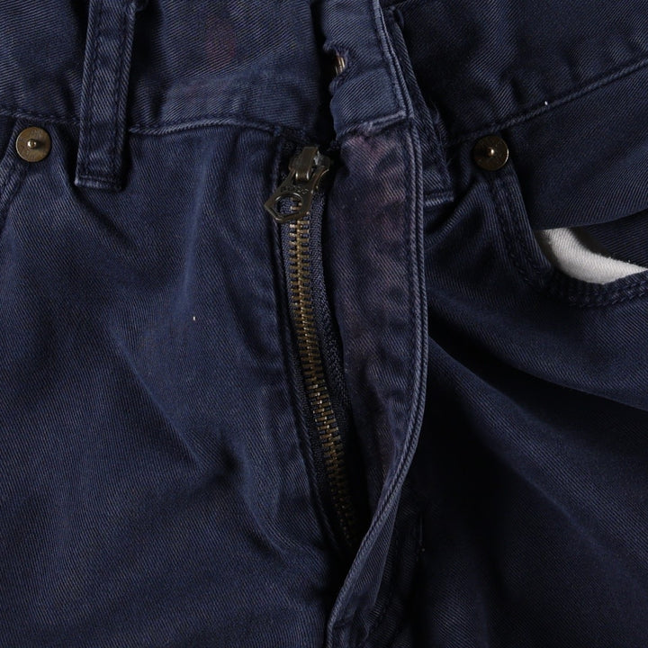 Ralph Lauren POLO RALPH LAUREN Chino Pants Men's W31 equivalent cotton navy blue type Vintage Second Hand
