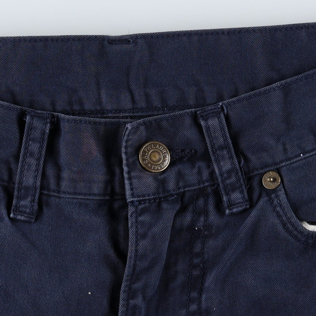 Ralph Lauren POLO RALPH LAUREN Chino Pants Men's W31 equivalent cotton navy blue type Vintage Second Hand