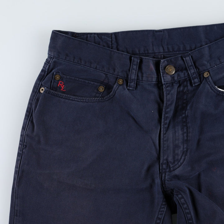 Ralph Lauren POLO RALPH LAUREN Chino Pants Men's W31 equivalent cotton navy blue type Vintage Second Hand