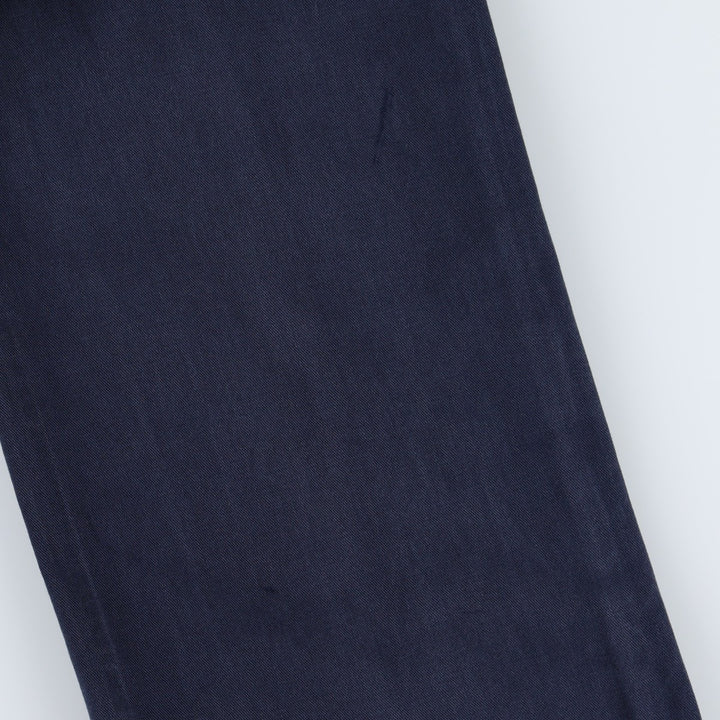 Ralph Lauren POLO RALPH LAUREN Chino Pants Men's W31 equivalent cotton navy blue type Vintage Second Hand