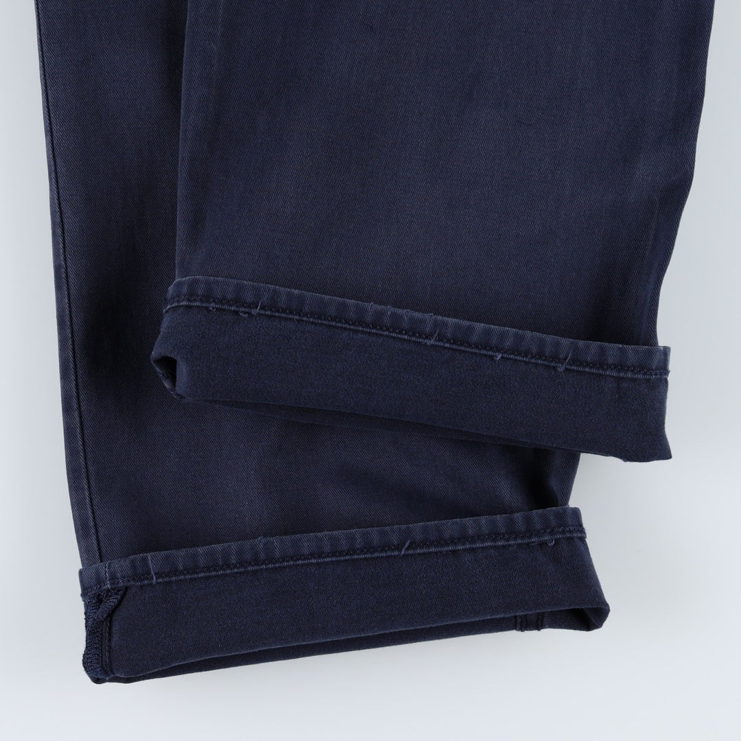 Ralph Lauren POLO RALPH LAUREN Chino Pants Men's W31 equivalent cotton navy blue type Vintage Second Hand