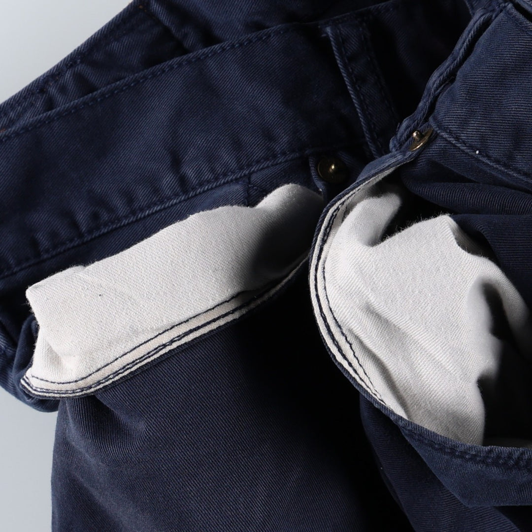 Ralph Lauren POLO RALPH LAUREN Chino Pants Men's W31 equivalent cotton navy blue type Vintage Second Hand