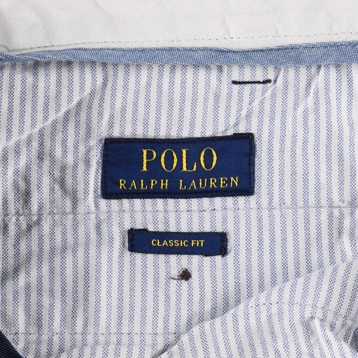 Ralph Lauren POLO RALPH LAUREN CLASSIC FIT Chino Pants, Men's Size W37 (approx.) cotton navy blue type Vintage Second Hand
