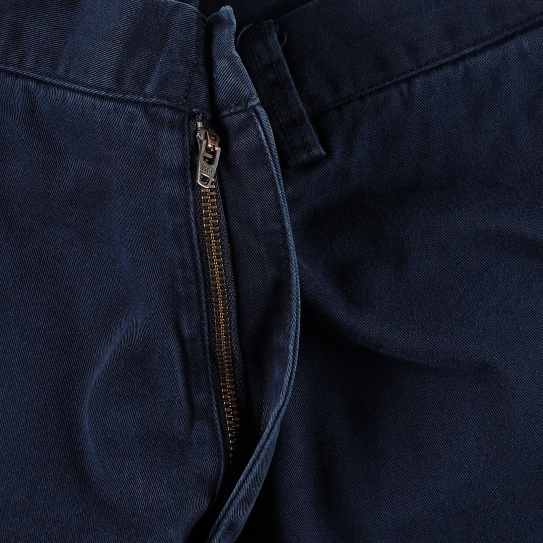 Ralph Lauren POLO RALPH LAUREN CLASSIC FIT Chino Pants, Men's Size W37 (approx.) cotton navy blue type Vintage Second Hand