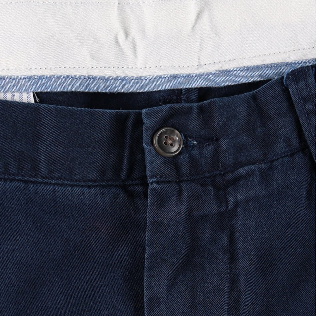 Ralph Lauren POLO RALPH LAUREN CLASSIC FIT Chino Pants, Men's Size W37 (approx.) cotton navy blue type Vintage Second Hand