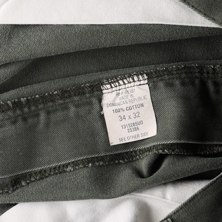 Ralph Lauren POLO by Ralph Lauren Two-Pleat Chino Pants, Men's Size W34 (approx.) cotton Khaki type Vintage Second Hand