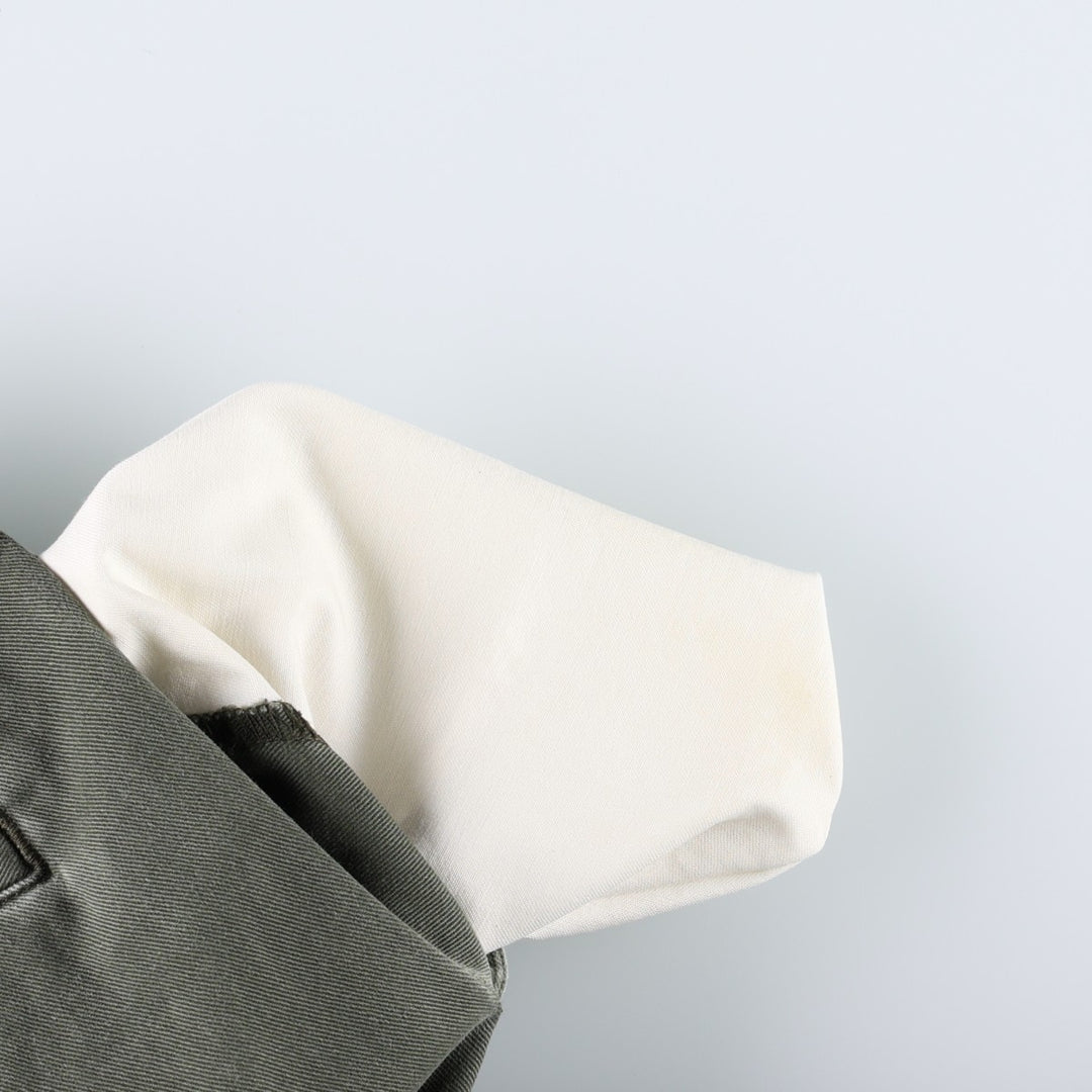 Ralph Lauren POLO by Ralph Lauren Two-Pleat Chino Pants, Men's Size W34 (approx.) cotton Khaki type Vintage Second Hand