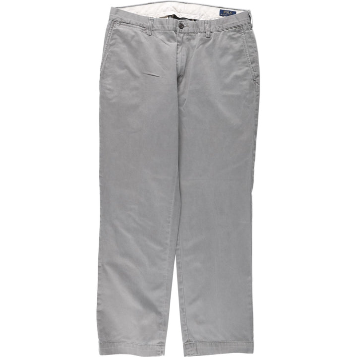 Ralph Lauren POLO RALPH LAUREN CLASSIC FIT Chino Pants, Men's W35 (approx.) cotton gray type Vintage Second Hand