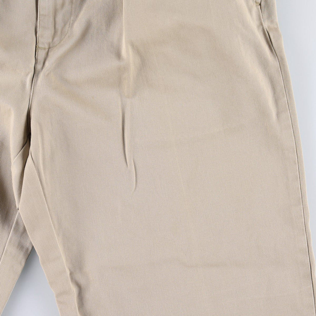 Ralph Lauren POLO by Ralph Lauren ANDREW PANT Two-pleat chino pants for men, equivalent to W33 cotton Beige type Vintage Second Hand