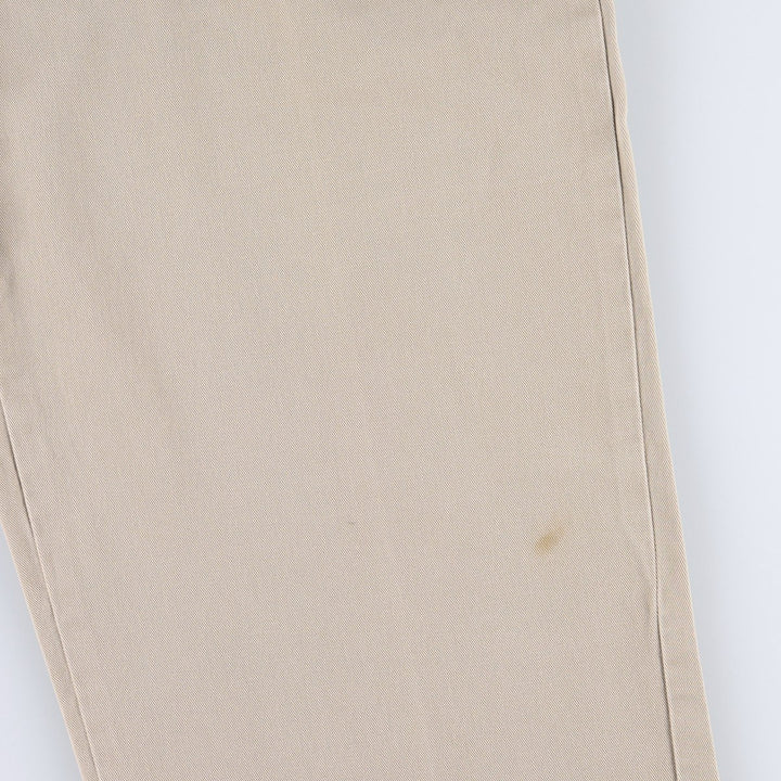 Ralph Lauren POLO by Ralph Lauren ANDREW PANT Two-pleat chino pants for men, equivalent to W33 cotton Beige type Vintage Second Hand