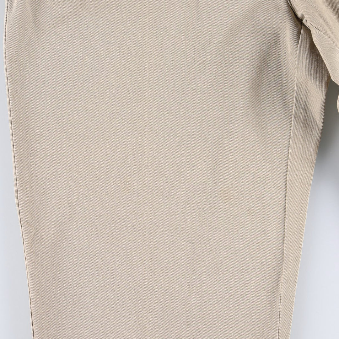 Ralph Lauren POLO by Ralph Lauren ANDREW PANT Two-pleat chino pants for men, equivalent to W33 cotton Beige type Vintage Second Hand