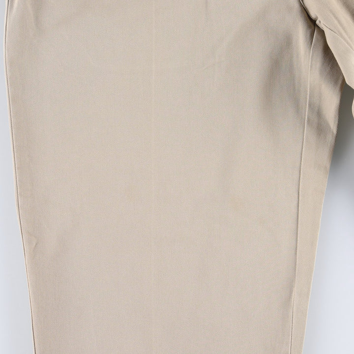 Ralph Lauren POLO by Ralph Lauren ANDREW PANT Two-pleat chino pants for men, equivalent to W33 cotton Beige type Vintage Second Hand
