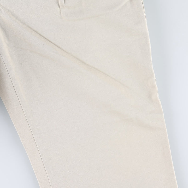 Ralph Lauren Polo Hammond Pant, two-pleat chino pants, men's size W34. cotton Beige type Vintage Second Hand