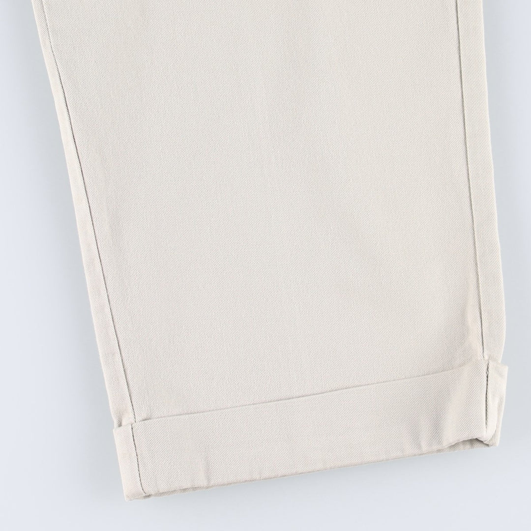 Ralph Lauren Polo Hammond Pant, two-pleat chino pants, men's size W34. cotton Beige type Vintage Second Hand