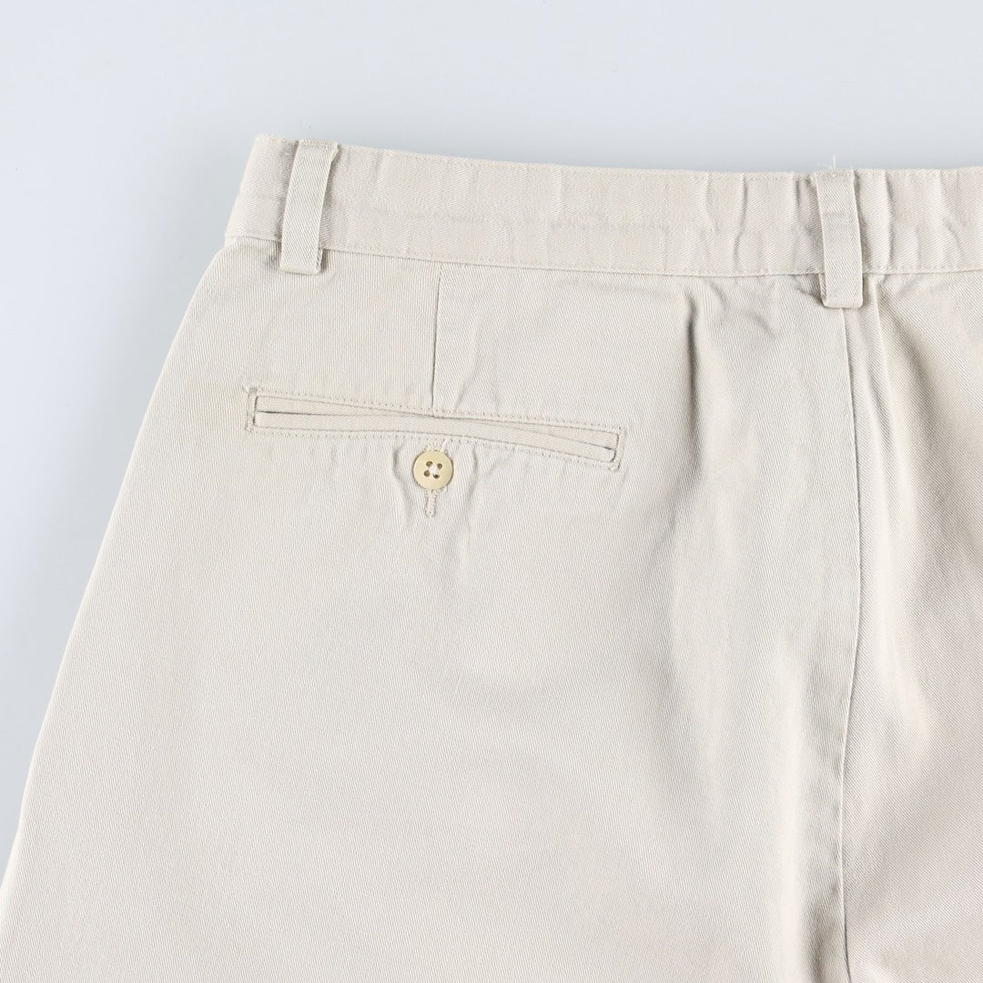 Ralph Lauren Polo Hammond Pant, two-pleat chino pants, men's size W34. cotton Beige type Vintage Second Hand
