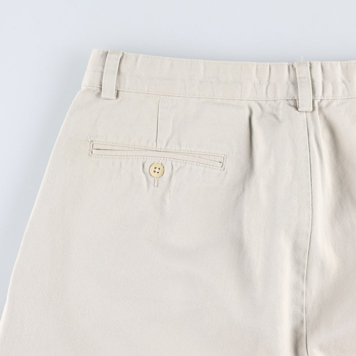 Ralph Lauren Polo Hammond Pant, two-pleat chino pants, men's size W34. cotton Beige type Vintage Second Hand