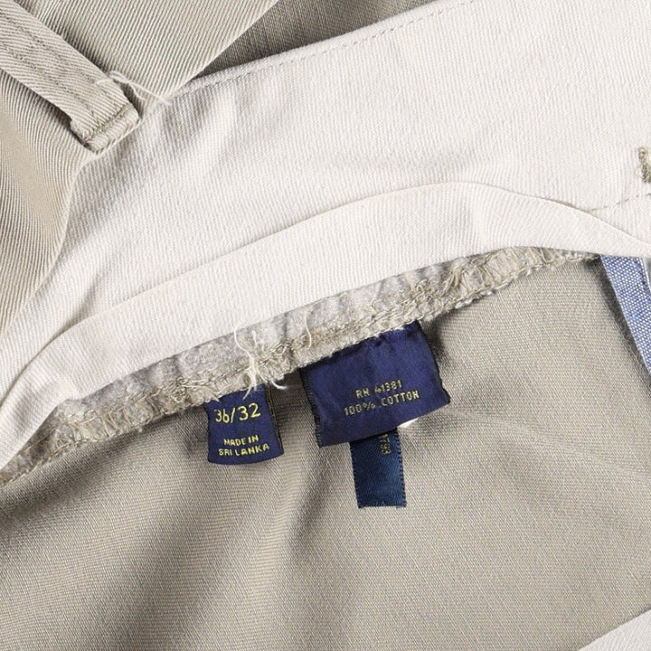 Ralph Lauren POLO RALPH LAUREN CLASSIC FIT Chino Pants, Men's Size W37 (approx.) cotton Beige type Vintage Second Hand