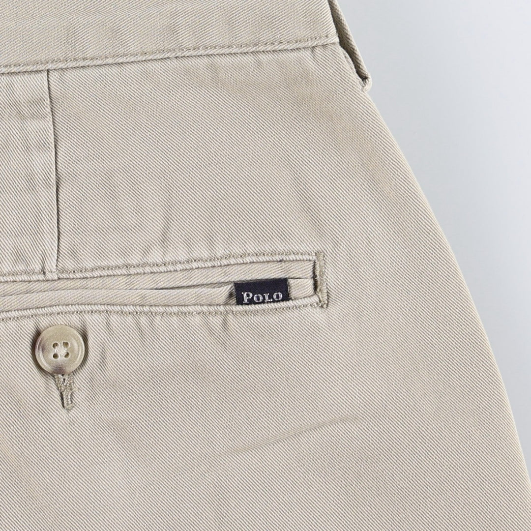 Ralph Lauren POLO RALPH LAUREN CLASSIC FIT Chino Pants, Men's Size W37 (approx.) cotton Beige type Vintage Second Hand