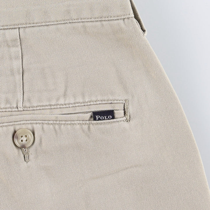 Ralph Lauren POLO RALPH LAUREN CLASSIC FIT Chino Pants, Men's Size W37 (approx.) cotton Beige type Vintage Second Hand