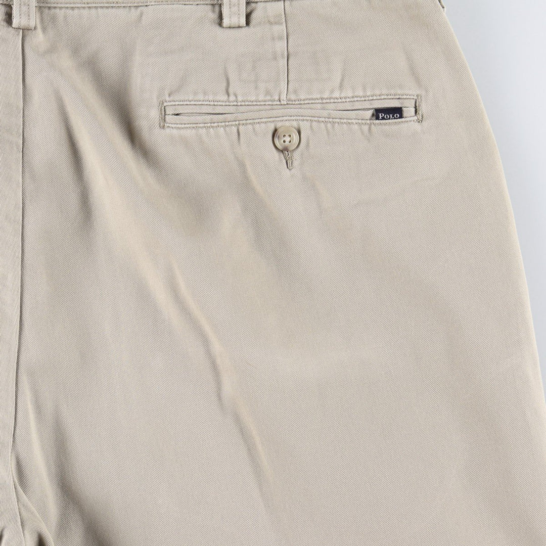 Ralph Lauren POLO RALPH LAUREN CLASSIC FIT Chino Pants, Men's Size W37 (approx.) cotton Beige type Vintage Second Hand