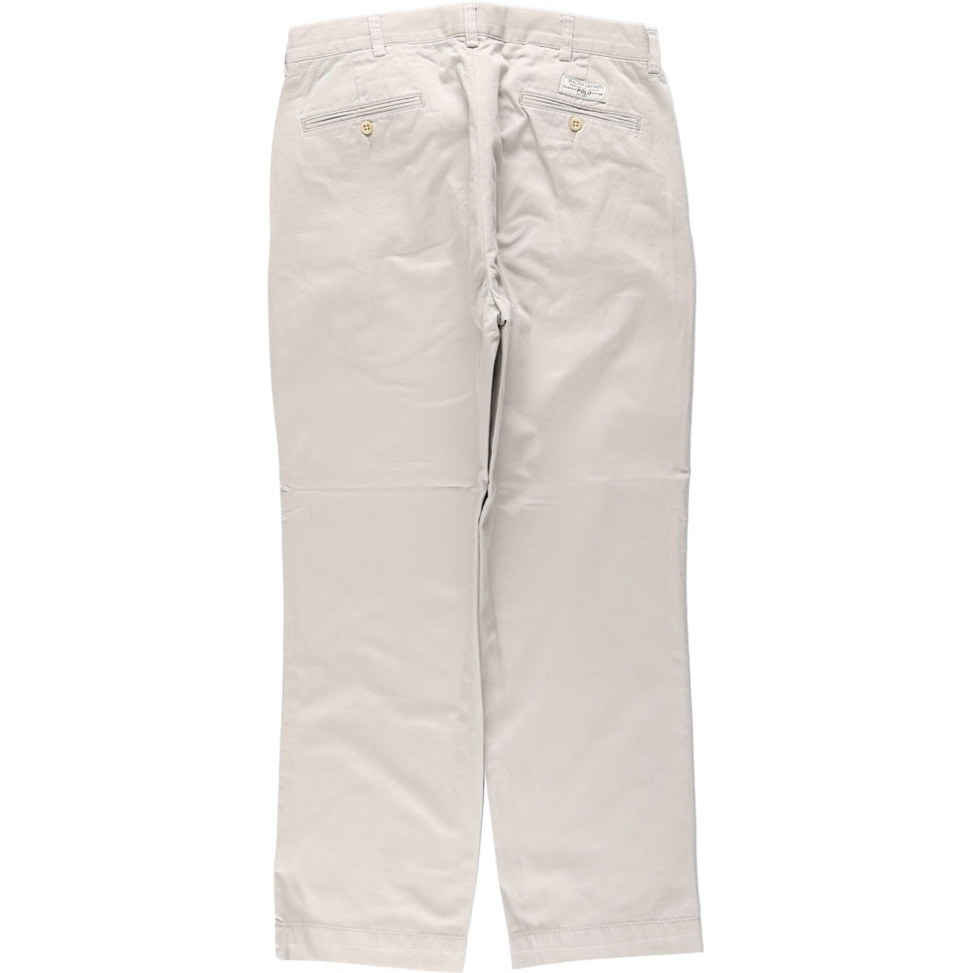 Ralph Lauren POLO by Ralph Lauren SMITH PANT Chino Pants, Men's W35 equivalent. cotton Beige type Vintage Second Hand