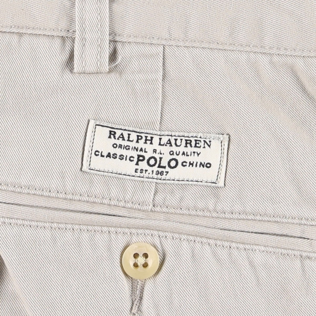 Ralph Lauren POLO by Ralph Lauren SMITH PANT Chino Pants, Men's W35 equivalent. cotton Beige type Vintage Second Hand