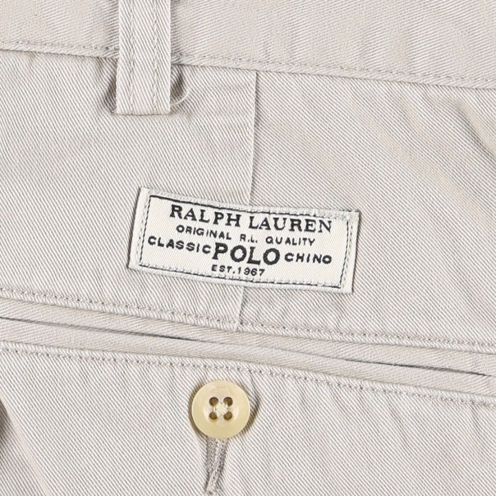 Ralph Lauren POLO by Ralph Lauren SMITH PANT Chino Pants, Men's W35 equivalent. cotton Beige type Vintage Second Hand